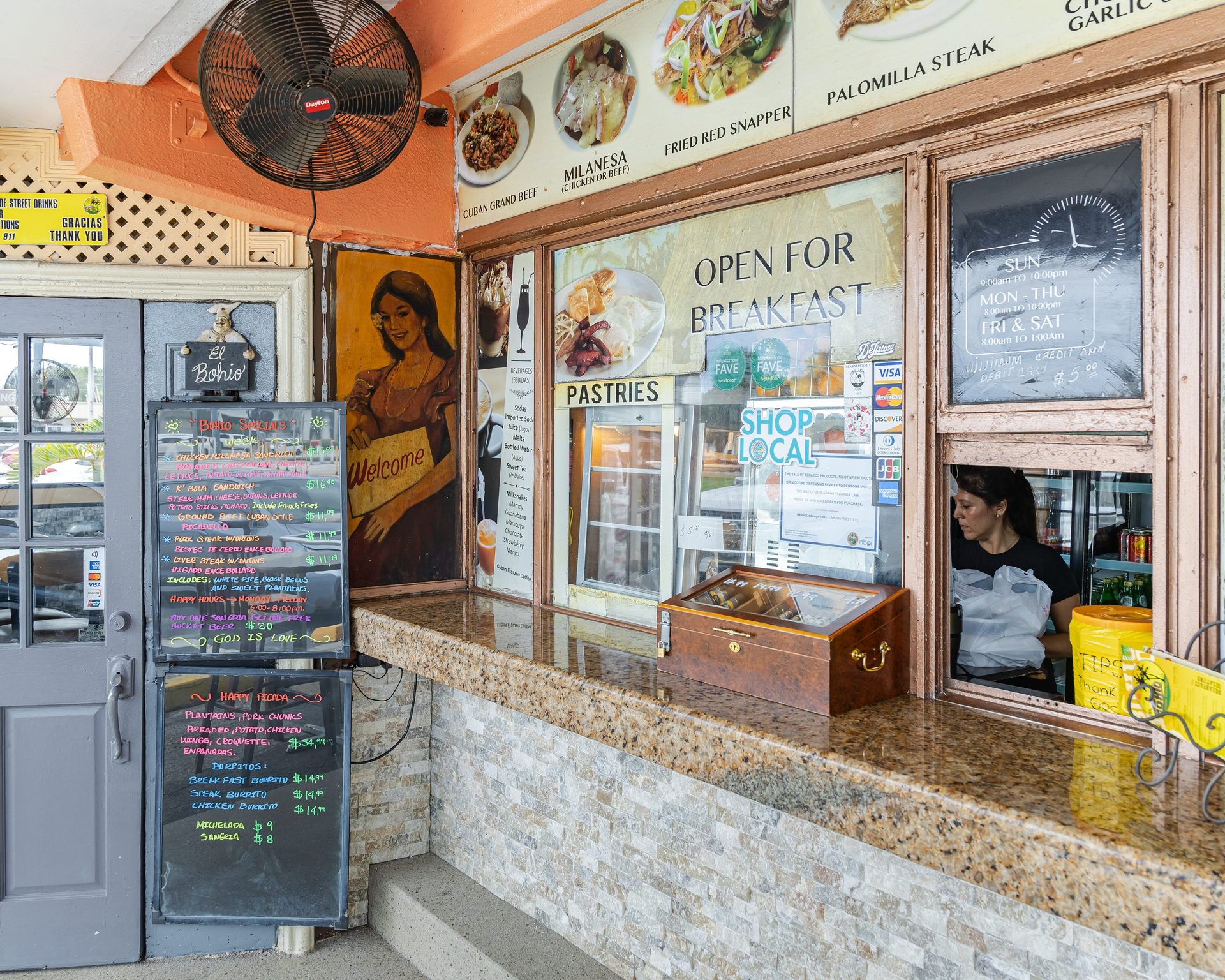 The ventanita on S 3rd St