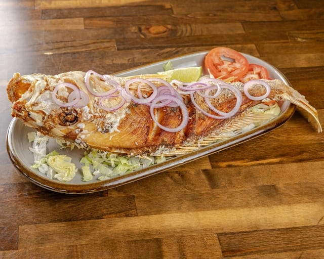 Fried Red Snapper.
