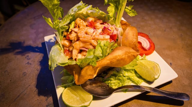 Shrimp Ceviche.